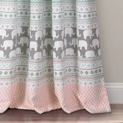 Elephant Striped Window Curtain Panels - Lush Décor -Barbie Store GUEST b0cf3ca2 bc79 4cc5 8ab3 d66760cd5c36