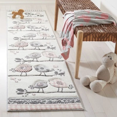 Carousel Kids CRK153 Power Loomed Area Rug - Safavieh 3 Carousel Kids CRK153 Power Loomed Area Rug - Safavieh