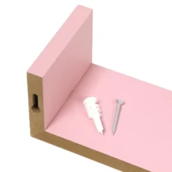 Set Of 3 Picture Ledge Shelf For Kids' Room Pink - InPlace -Barbie Store GUEST b32f1231 fbf1 422e b167 3f50df1413af