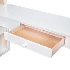 Loft Bed With Ladder, Shelves, And Desk - ModernLuxe 23 Loft Bed With Ladder, Shelves, And Desk - ModernLuxe -Barbie Store GUEST b5e72a8e 9429 4e09 a09a 6a96aefe5fba