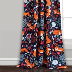 Kids' Pixie Fox Curtain Panels - Lush Décor -Barbie Store GUEST b70d7aad 49bc 4a0e 8a32 759485704405