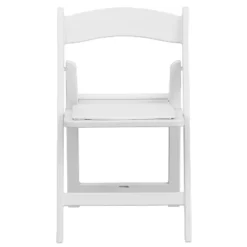 Emma And Oliver 2 Pack Kids White Resin Folding Event Party Chair With Vinyl Padded Seat -Barbie Store GUEST b7d12561 b8ca 47ec 858a faf730a574af