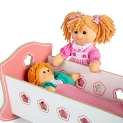 Bigjigs Toys Wooden Cradle For 10"-12" Doll -Barbie Store GUEST b9514223 0b37 4263 b909 ccaf239c5938