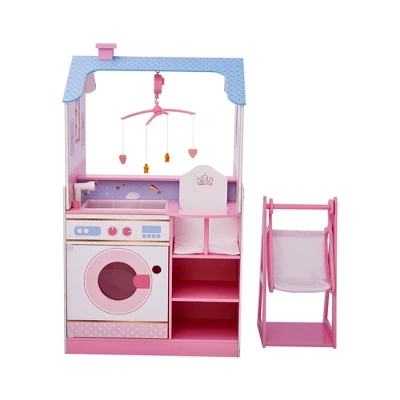 Olivia's Little World Childrens Wooden Doll Changing Station Dollhouse TD-11460W 10 Olivia's Little World Childrens Wooden Doll Changing Station Dollhouse TD-11460W - Image 8