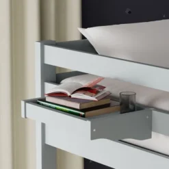 Glenwillow Home Arca Solid Wood Twin Over Twin Bunk Bed -Barbie Store GUEST bc3b4beb fed0 4960 9a5f 25963524491f