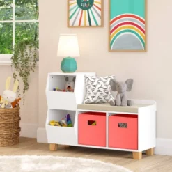 Kids' Catch-All Storage Bench White - RiverRidge Home 15 Kids' Catch-All Storage Bench White - RiverRidge Home -Barbie Store GUEST be10c56d 1d04 409f 8207 9a8eb6452acb