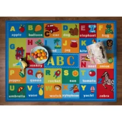 World Rug Gallery Kids Educational Learning Alphabet Symbols Non Slip Area Rug -Barbie Store GUEST beb2721f 67d4 44d8 b876 f1538753c5af