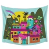 Encanto Casa Madrigal Tapestry Black/Pink/Blue - RoomMates 2 Encanto Casa Madrigal Tapestry Black/Pink/Blue - RoomMates -Barbie Store GUEST bf5d5021 1e68 48ca 8787 bfa63771379d