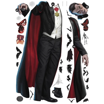 Classic Monsters Dracula Giant Peel & Stick Wall Decals - RoomMates 4 Classic Monsters Dracula Giant Peel & Stick Wall Decals - RoomMates - Image 2