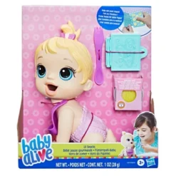 Baby Alive Lil Snacks Baby Doll - Blonde Hair -Barbie Store GUEST c2216c3d 3bc7 4416 af6e 156c0a84e7eb
