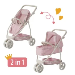 Olivia's Little World 2 In 1 Baby Doll Stroller Pram Foldable Pink/Grey OL-00009 18 Olivia's Little World 2 In 1 Baby Doll Stroller Pram Foldable Pink/Grey OL-00009 -Barbie Store GUEST c497f0de 2be9 4857 8fda 2716a5ddf331