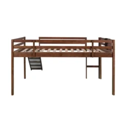 Full Size Wooden Loft Bed With Slide, Stair And Chalkboard - ModernLuxe -Barbie Store GUEST c543733c 3a87 4d1a aedb f565b28fb44f