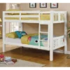 HOMES: Inside + Out Twin Over Twin Kids' Clare Bunk Bed White - IoHOMES 2 HOMES: Inside + Out Twin Over Twin Kids' Clare Bunk Bed White - IoHOMES -Barbie Store GUEST c8006e69 b82e 464f 970e 06b3c96ed98c