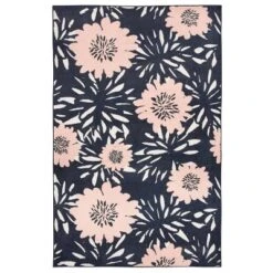 Flower Burst Rug Navy - Mohawk -Barbie Store GUEST c87fd552 d9ec 4cd9 a292 71d5d5c9ff52