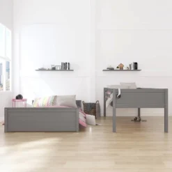 Twin Over Full Capri Wood Bunk Bed Gray - Hillsdale Furniture -Barbie Store GUEST c8f42038 484b 41c6 85fb 01a55b7b9a83