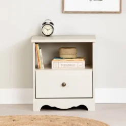 Lyara 1 Drawer Nightstand White Wash - South Shore 18 Lyara 1 Drawer Nightstand White Wash - South Shore -Barbie Store GUEST c8f7deac 05eb 45c3 bc18 66a7d931ee1a