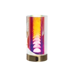 Teen Iridescent Cylinder LED Novelty Table Lamp - West & Arrow -Barbie Store GUEST ca14de9a f8cd 4c56 9603 9652556c3e93