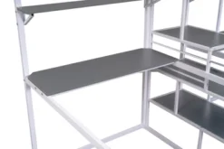 Double Twin Over Twin Size Metal Bunk Bed With Desk, Shelves And Storage Staircase-ModernLuxe -Barbie Store GUEST cc0338cd 1d84 4bf0 b64e f4d8ae92d836