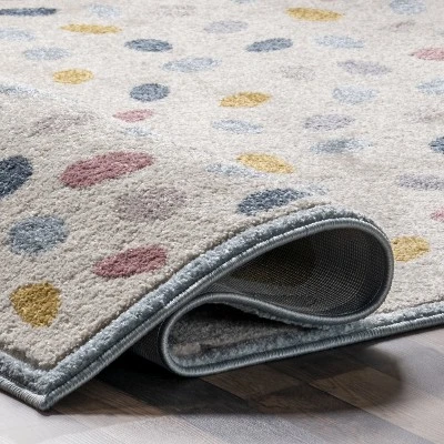 NuLOOM Isabela Colorful Pebbles Kids Area Rug 5 NuLOOM Isabela Colorful Pebbles Kids Area Rug - Image 3