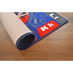 KC CUBS | Justice League Boys & Girls Kids Hopscotch Number Counting Educational Learning & Game Nursery Bedroom Classroom Rug Carpet, 2' 7" X 6' 0" -Barbie Store GUEST ce237763 ab21 4e29 9074 129ab5aee346