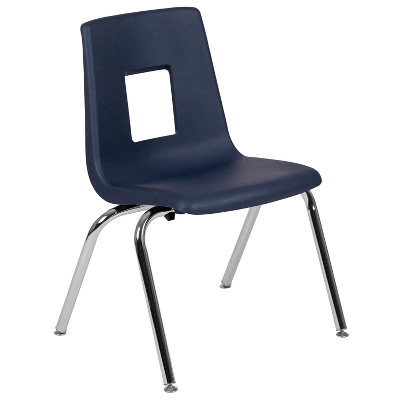 Flash Furniture Advantage Student Stack School Chair - 16-inch 14 Flash Furniture Advantage Student Stack School Chair - 16-inch - Image 12
