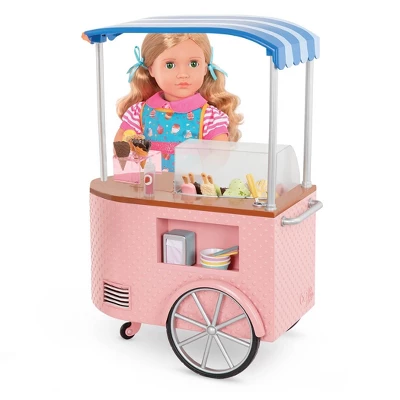 Our Generation Two Scoops Ice Cream Cart Accessory Set For 18" Dolls 4 Our Generation Two Scoops Ice Cream Cart Accessory Set For 18" Dolls - Image 2