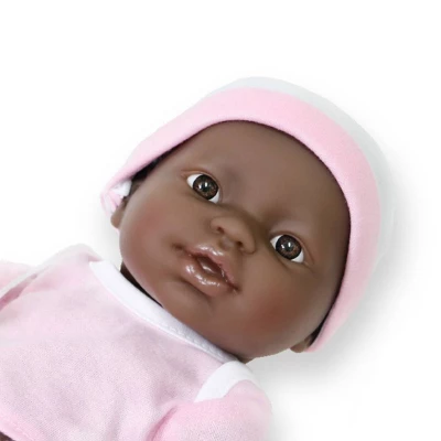 JC Toys La Newborn 12" African American All Vinyl Nursery Gift Set Doll 3 JC Toys La Newborn 12" African American All Vinyl Nursery Gift Set Doll