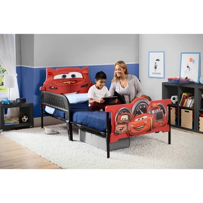 Twin Disney Pixar Cars Plastic 3D Bed - Delta Children 3 Twin Disney Pixar Cars Plastic 3D Bed - Delta Children
