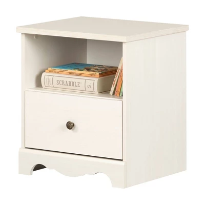 Lyara 1 Drawer Nightstand White Wash - South Shore 14 Lyara 1 Drawer Nightstand White Wash - South Shore - Image 12