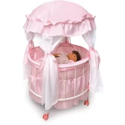 Badger Basket Royal Pavilion Round Doll Crib -Barbie Store GUEST d44e1d64 f3d5 4496 98a8 fd740684ded0