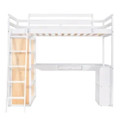 Loft Bed With Ladder, Shelves, And Desk - ModernLuxe 16 Loft Bed With Ladder, Shelves, And Desk - ModernLuxe -Barbie Store GUEST d48931df e00d 45c8 821d 1a2738d3cba4