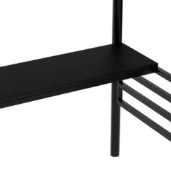 Metal Twin Size Loft Bed With Desk, Black - ModernLuxe -Barbie Store GUEST d7be3dc2 6016 4b21 9919 a41c8fa3f552