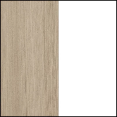 Munich 2 Drawer Nightstand - White/Soft Elm - South Shore 10 Munich 2 Drawer Nightstand - White/Soft Elm - South Shore - Image 8