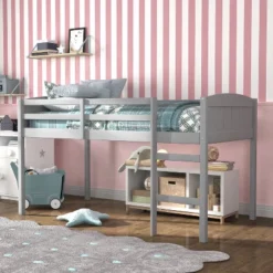 Twin Alexis Wood Arch Loft Bed - Hillsdale Furniture -Barbie Store GUEST d8fe54d5 1035 4859 8297 df7938b4da02
