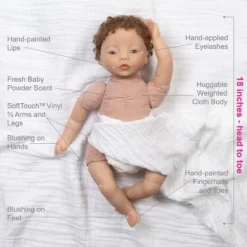 Paradise Galleries Realistic Newborn Doll - Forever Yours Miracle, 7-Piece Reborn Doll Gift Set With Magnetic Pacifier -Barbie Store GUEST d97220db 6b74 4867 8ae5 674b4f61e694