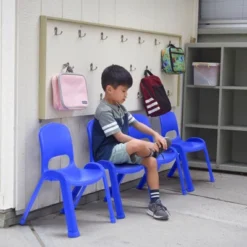 ECR4Kids SitRight Plastic Children’s Chair, Indoors And Outdoors, 11in Seat Height, 4-Pack -Barbie Store GUEST da29d9c0 f713 4740 b438 9947233f4c0c