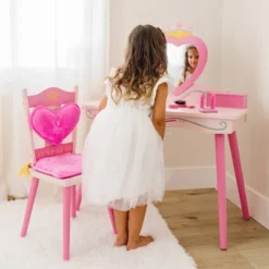Princess Vanity Table And Chair Set - WildKin -Barbie Store GUEST dabd872e 2dfd 4f68 8dcb c29a800ce6f6