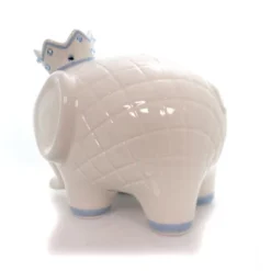 Bank White/Blue Coco Elephant Bank - One Bank 7.75 Inches - Baby Hand Painted - 3781Bl - Ceramic - Off-White -Barbie Store GUEST dea98dc2 6a58 4ed8 9d6d b98acca4bd4d