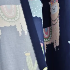 52"x84" Make A Wish Southwest Llama Cactus Window Curtain Panels Set - Lush Décor -Barbie Store GUEST ded7c023 2efd 42ee a2b1 4ab8f6b9e60d