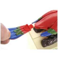 Insten Parrot Piggy Bank Robotic Coin Munching Toy Money Box, Red, 6.6x6.5 Inches -Barbie Store GUEST deff25c7 f6ed 4329 9ed2 1a3c83056add