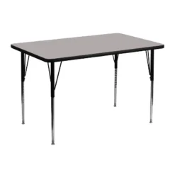 Flash Furniture 30''W X 48''L Rectangular HP Laminate Activity Table - Standard Height Adjustable Legs -Barbie Store GUEST df8f124c bd18 45de 95d6 c19ee0237250