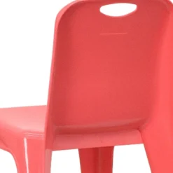 Flash Furniture 4 Pack Plastic Stackable School Chair With Carrying Handle And 11'' Seat Height -Barbie Store GUEST e138b11b 99b1 49c0 8853 acc0b8de1a34 1