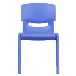 Flash Furniture 4 Pack Blue Plastic Stackable School Chair With 13.25'' Seat Height -Barbie Store GUEST e13c4693 e22e 4a4e 8326 b5e9f661256c