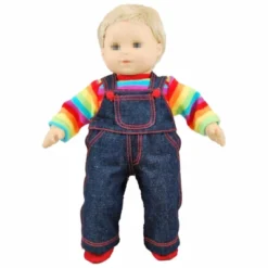 The Queen's Treasures 15 Inch Doll Clothes Rainbow Tee Shirt And Overalls 8 The Queen's Treasures 15 Inch Doll Clothes Rainbow Tee Shirt And Overalls -Barbie Store GUEST e2326878 5df0 435f 99cd 69748f5fdc66