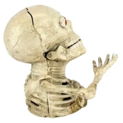 Design Toscano Bugged-Out Hungry Skeleton Cast Iron Mechanical Coin Bank -Barbie Store GUEST e2882e49 b163 4e97 92c8 0018b8e10f00