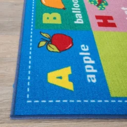 World Rug Gallery Kids Educational Learning Alphabet Symbols Non Slip Area Rug -Barbie Store GUEST e2f806fa 244d 4351 b264 3e3e79680b13