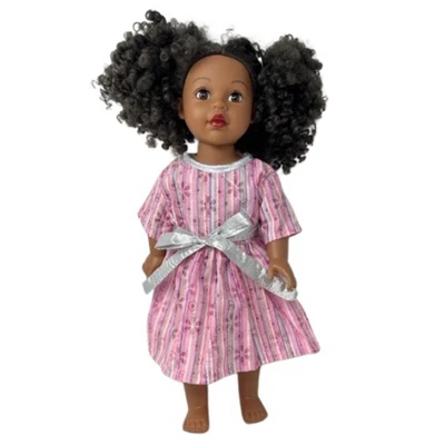 Doll Clothes Superstore Size 5 Matching Girl And Doll Pink And Silver Dresses 4 Doll Clothes Superstore Size 5 Matching Girl And Doll Pink And Silver Dresses - Image 2