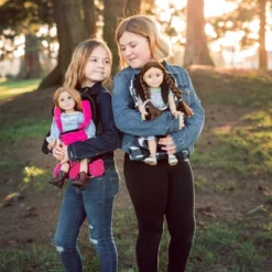 The Queen;'sTreasures 18" Doll Carrier And Sleeping Bag, Black & White -Barbie Store GUEST e5a7c918 ec34 407c a976 a5fe2d3dbb39