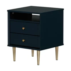 Dylane 2-Drawer Nightstand Navy - South Shore -Barbie Store GUEST e5f7f51a 715f 44df b62e c240e99d2b1a