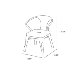 Set Of 2 Harper & Hudson Kids' Metal Activity Chairs - ACEssentials -Barbie Store GUEST e7185e2c 790c 4477 ab1f bdc95d67ad72